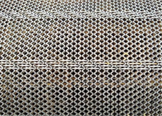 Malha de tela autolimpante industrial para processamento mineral