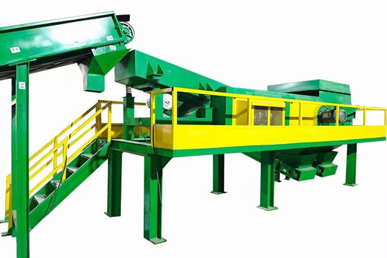 Separador industrial de corrente Eddy para linha de trituração de REEE 1-40 mm Tamanho de partícula