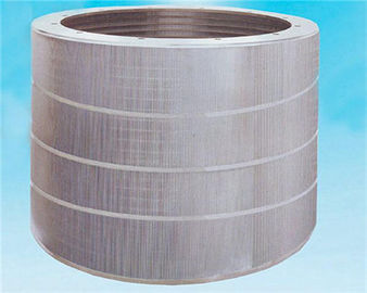 Cesta SS da tela do equipamento da purificação da seleção da fatura de papel da elevada precisão para a tela da pressão