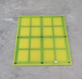 O painel de secagem da tela da malha da tela de vibração do poliuretano para a areia fina recicla a máquina