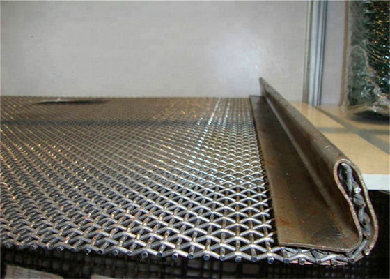 Tela de mineração resistente ao calor com alta resistência à tração e resistência à abrasão para aplicações em pedreiras